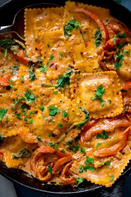 Spinach and Ricotta Agnolotti