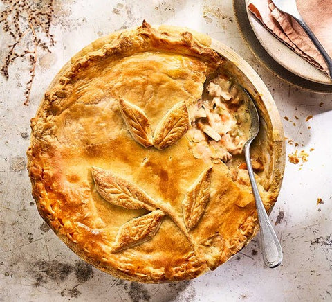 Chicken Leek & Mushroom Pot Pie