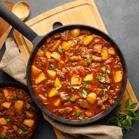 Beef Casserole with Mash