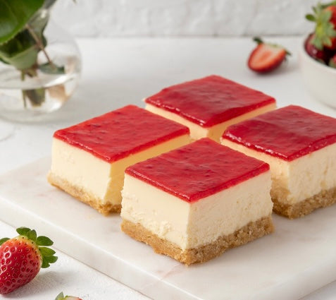 Strawberry Sponge Cheesecake