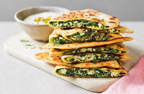 Four Cheese & Spinach Flat Bread