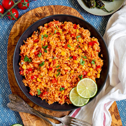 Crispy Mexican-Spiced Whiting Fish with Zesty Mexican Rice