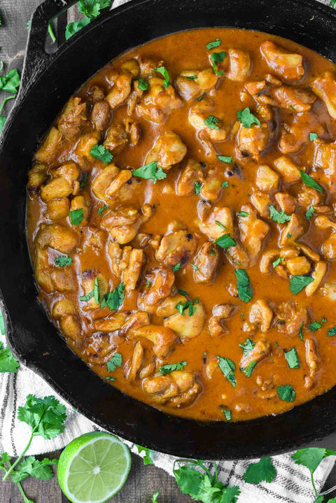 Satay Chicken with Fried Rice