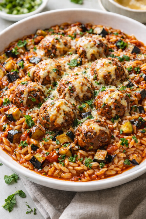 Lamb Meatballs with Risoni