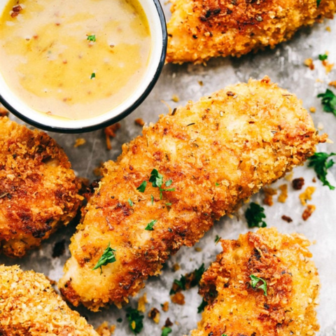 Parmesan & Herb Tenders with Potato Bake