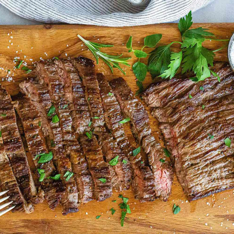 Sizzle Steak with Potato bake and Vegetables