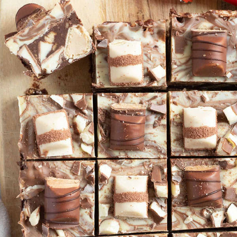 White chocolate Bueno Slice