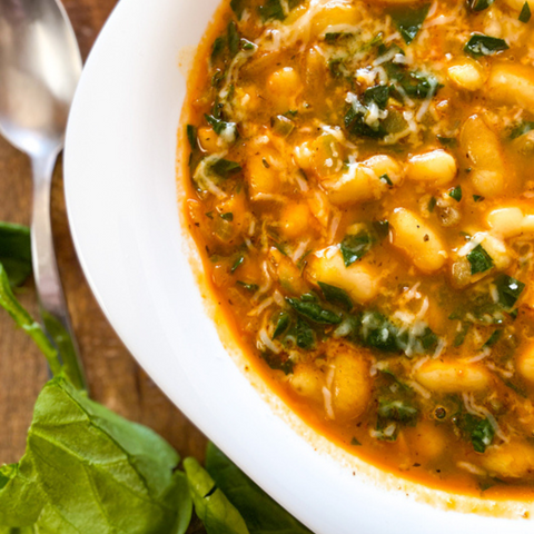 Creamy Tomato & Bean Soup