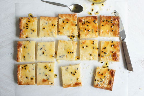 Passionfruit & Coconut Slice