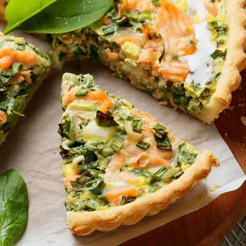 Smoked Trout Quiche